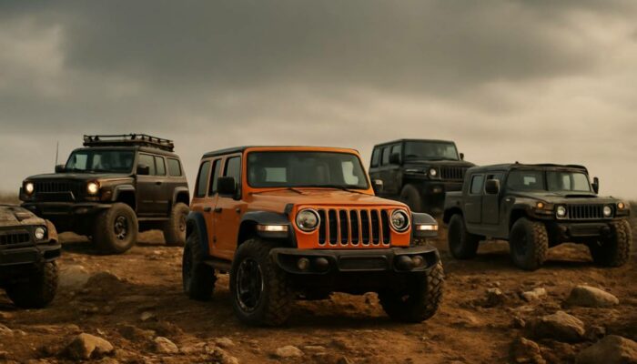 Top 6 vehicles for rough terrain